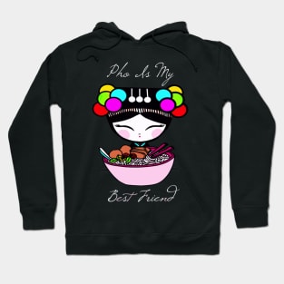 Pho Is My Best Friend Pom Pom Hmong Creations Hoodie